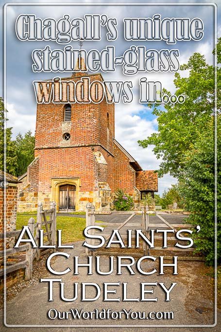 The pin image to our post - 'Chagall’s unique stained-glass windows in Kent'