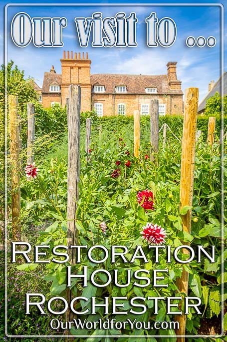 The pin image for our post - 'Our visit to Restoration House, Kent